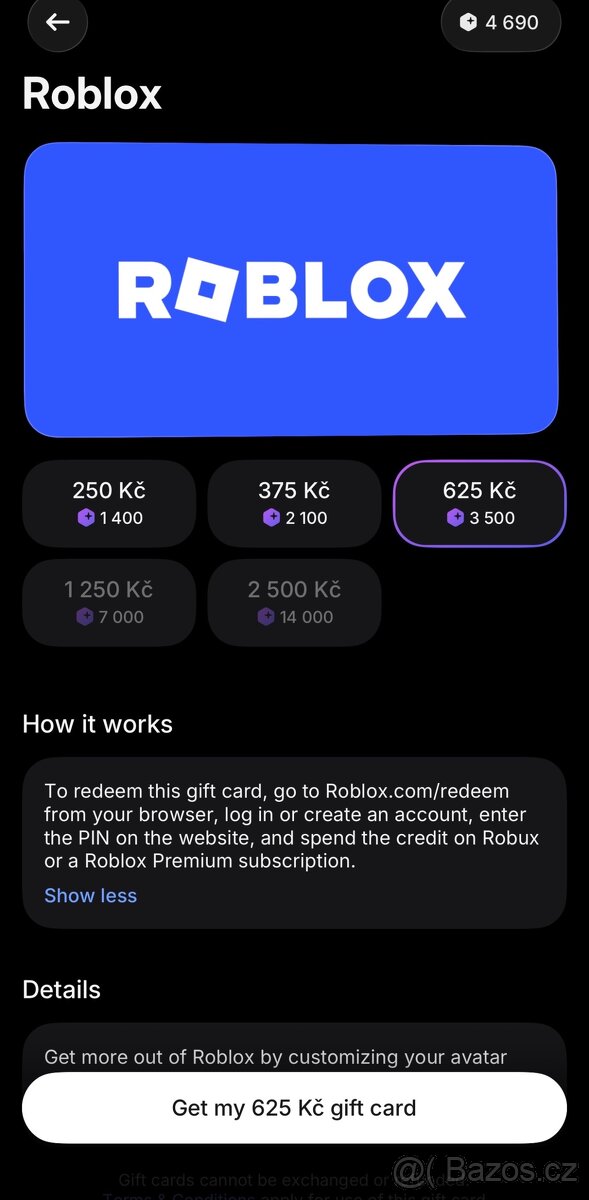 Karty - PS, Xbox, Roblox - 3