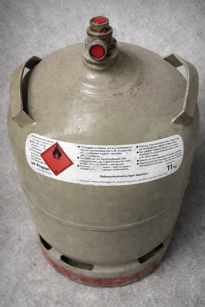Plynová lahev ocelová 11kg - 3