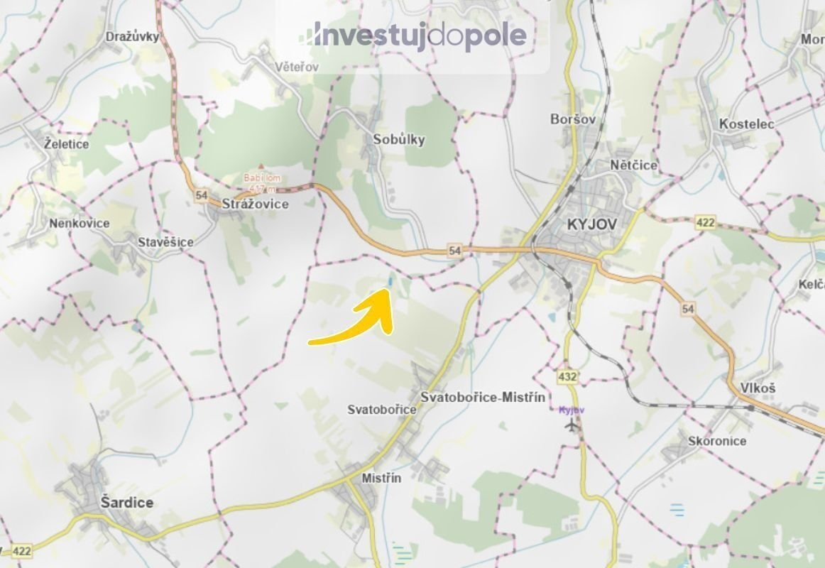 Prodej specifického pozemku 2 854 m², Svatobořice-Mistřín - - 3