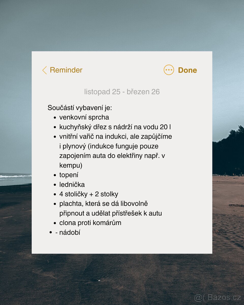 Pronajmeme obytné auto na zimu 25/26 (Volkswagen T6) - 3