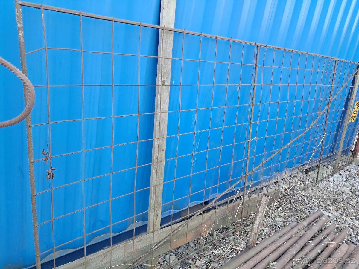 Brána, oplocení stavby, plot - výška 156cm, délka 5metrů - 3