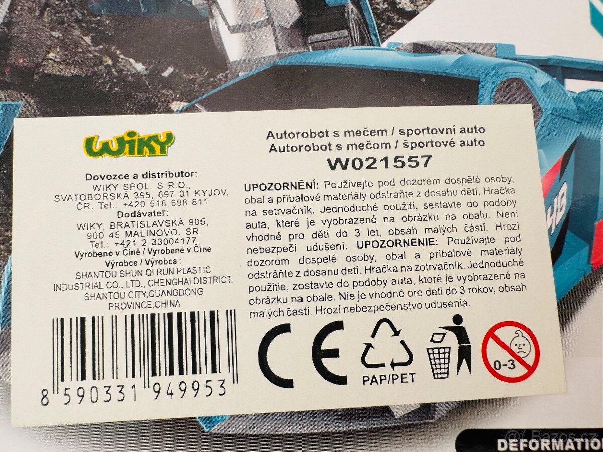 đźš— TransformujĂcĂ závodnĂ auto / robot – novĂ© - 3