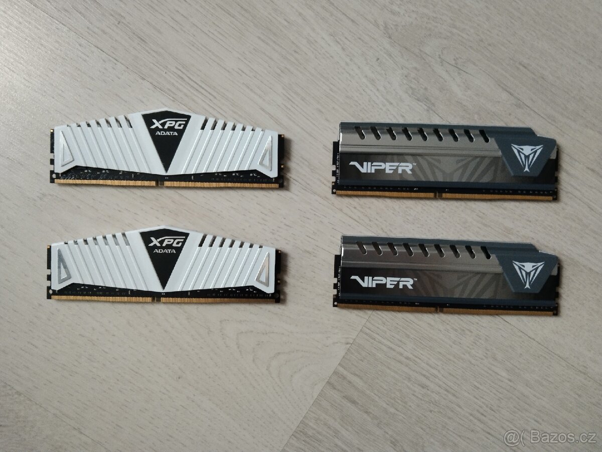 RAM DDR4 2×4; 2×8 - 3