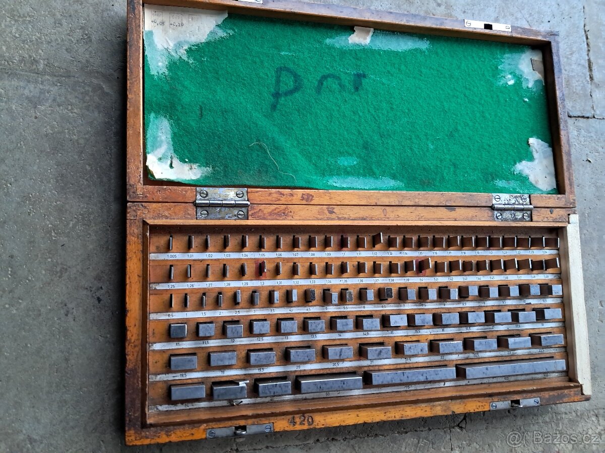 Johansonovy měrky Somet - kompletní - 3