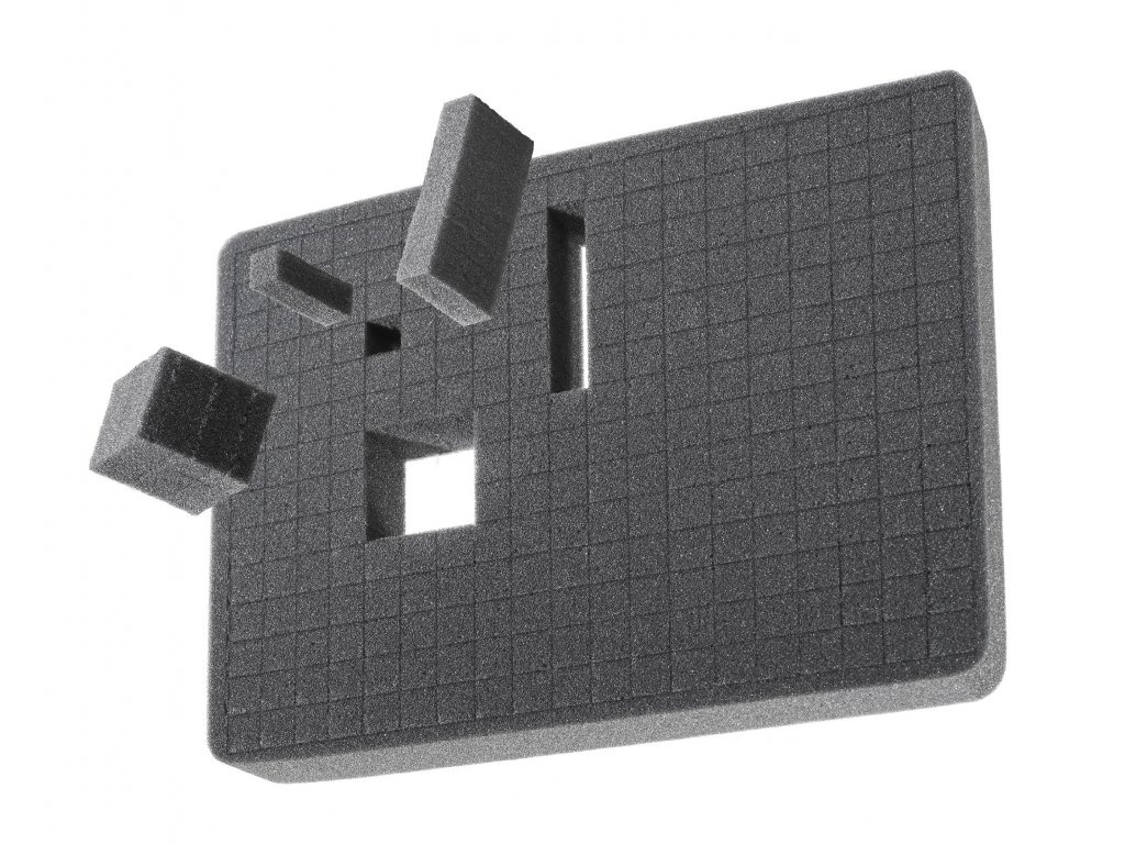 Nárazu, vodě, prachu odolný kufr MAX430 - černý s pěnou - 3