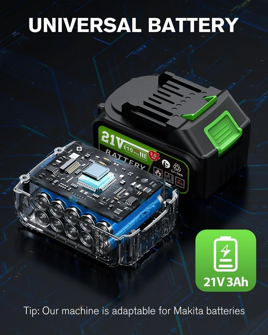 EXCENTRICKÁ AKU LEŠTIČKA S TLAČÍTKOVOU REGULACÍ-3 RYCHLOSTI - 3