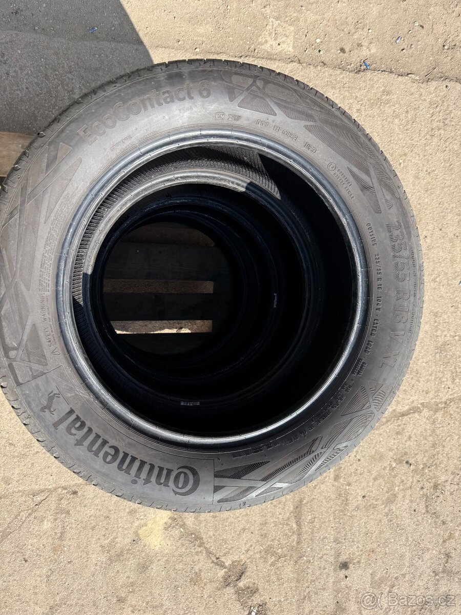Prodam sady letnich pneu Continental 235/55r18 - 3