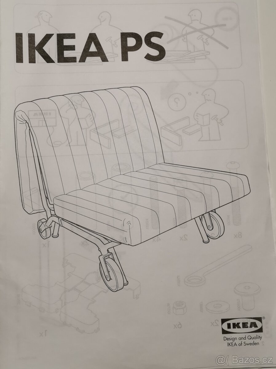 Rozkládací křeslo IKEA - 3