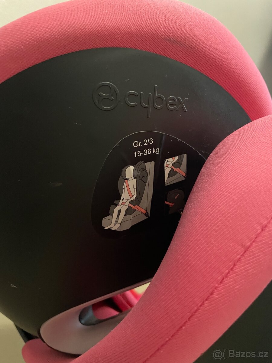 Autosedačka Cybex 15-36kg růžová - 3