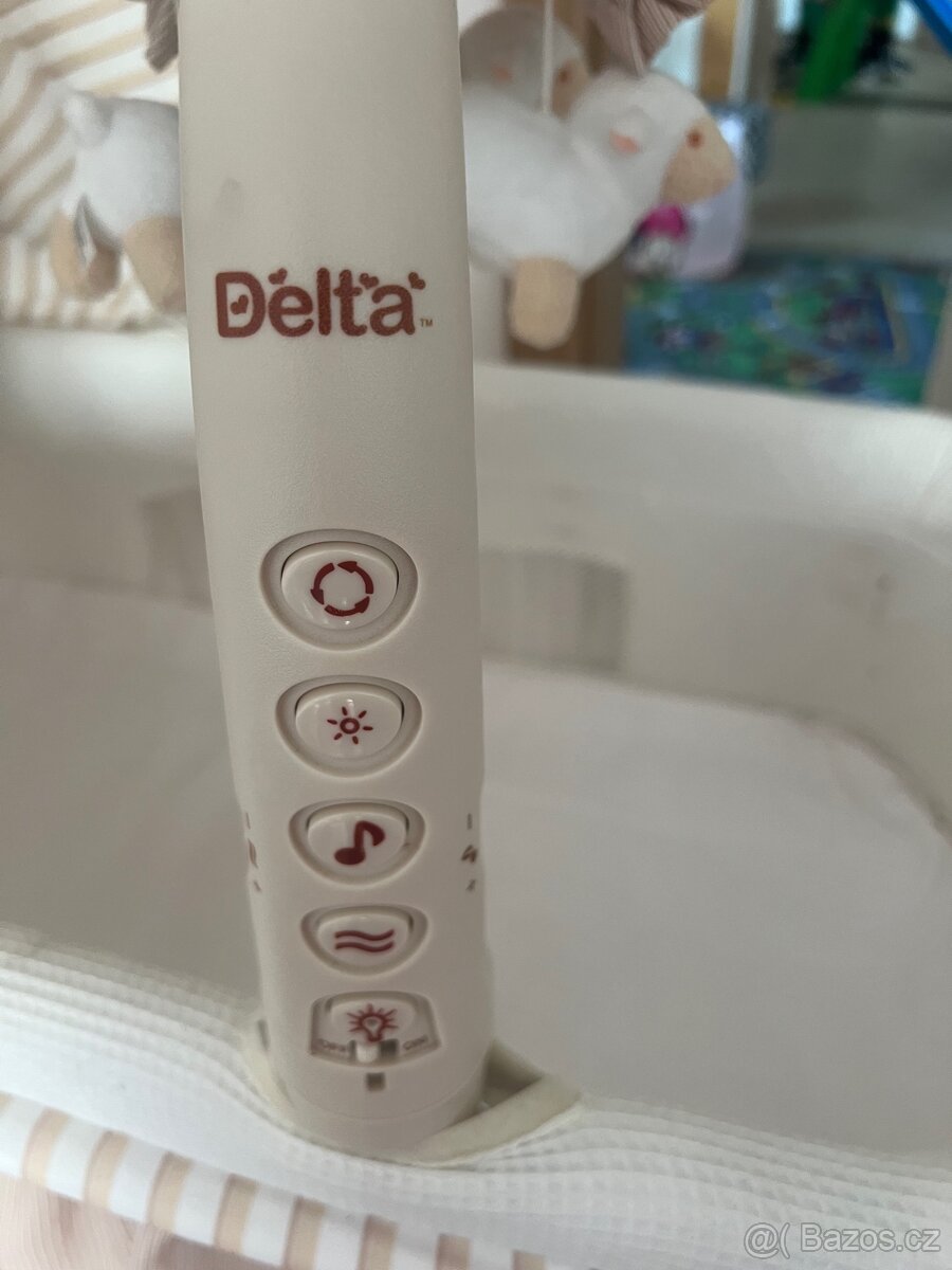 Elektrická kolébka / postýlka Delta pro miminko - 3