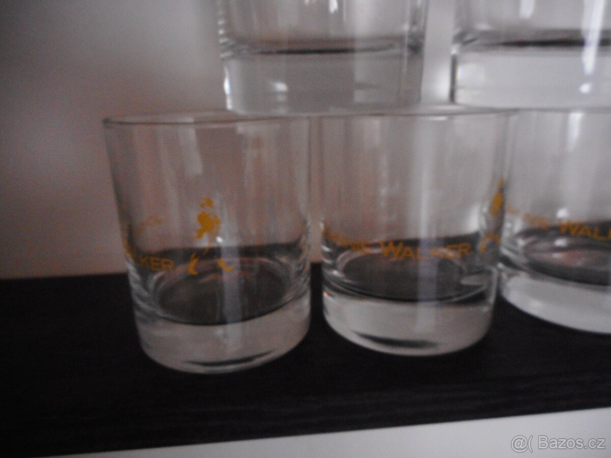 Sklo panáky Johnnie Walker - 3