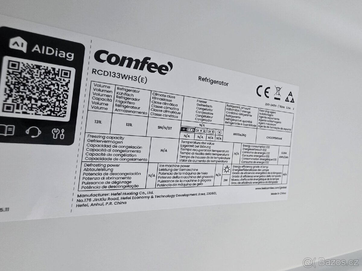 Lednice Comfee - 3