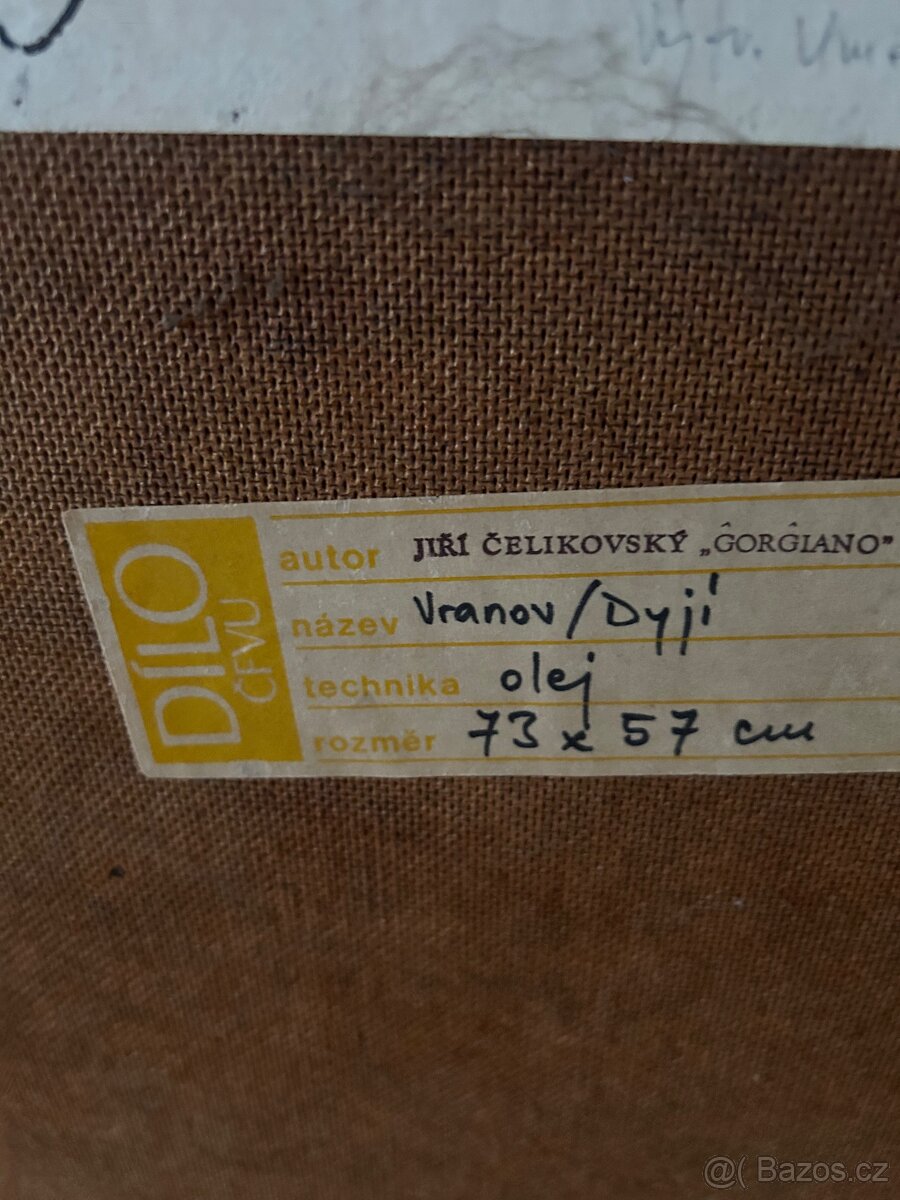 Obraz olej na kartonu - 3