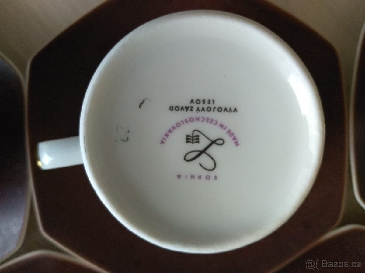 Sada 6 hrnečků s podšálky SOPHIA - 3