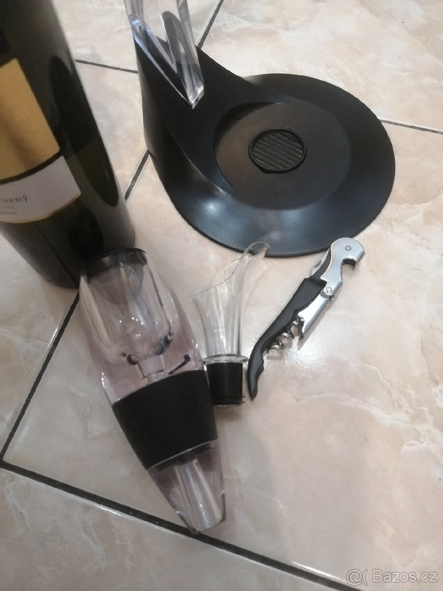 PROVZDUŠŇOVAČ DELUXE ideální DÁREK pro vinaře - 3