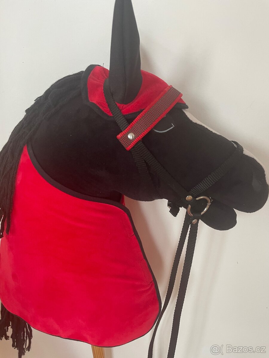 LARDEN - Černý Hobby Horse s příslušenstvím - 3