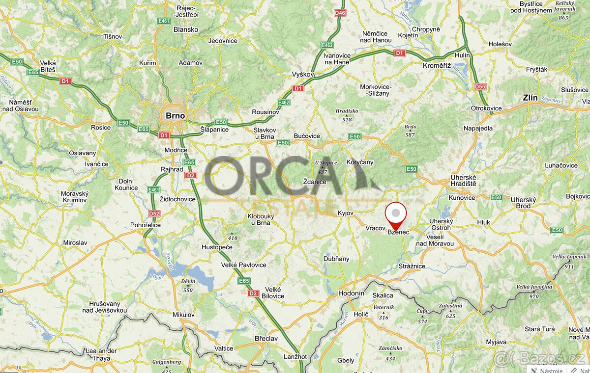 0,4 ha orné půdy v k. ú. Bzenec - 3