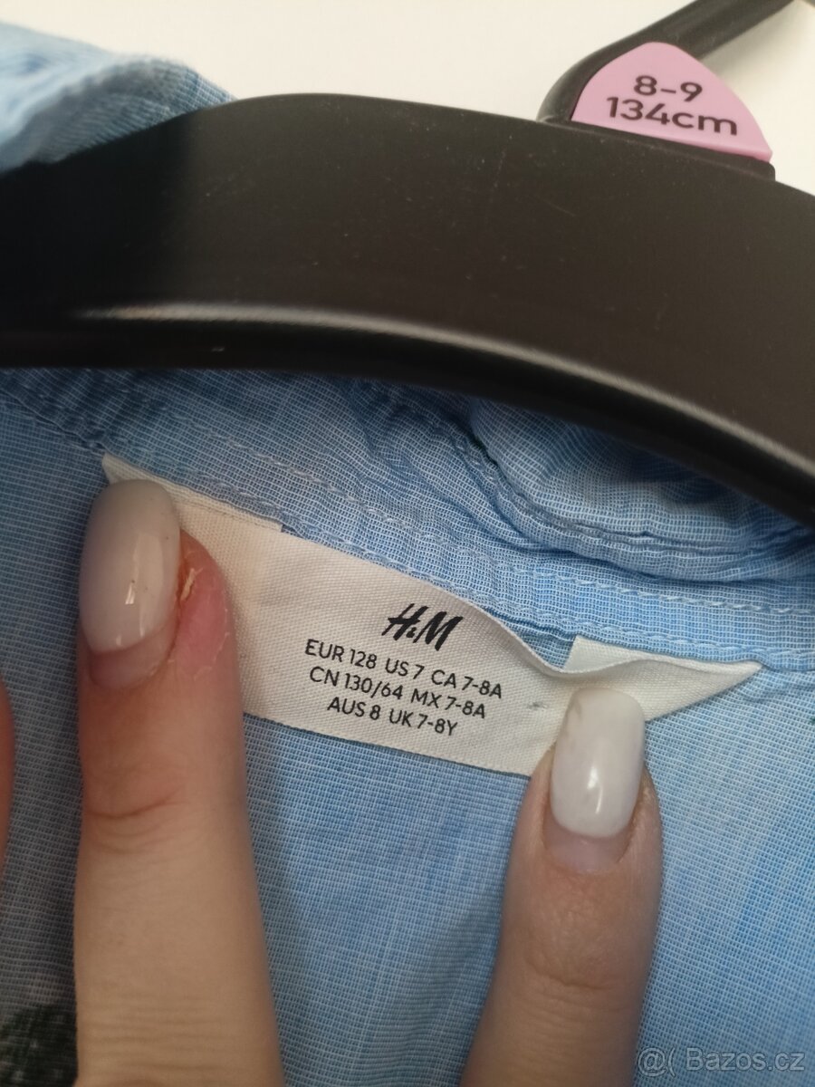 CHLAPECKÁ KOŠILE A MIKINA vel.128 - 3