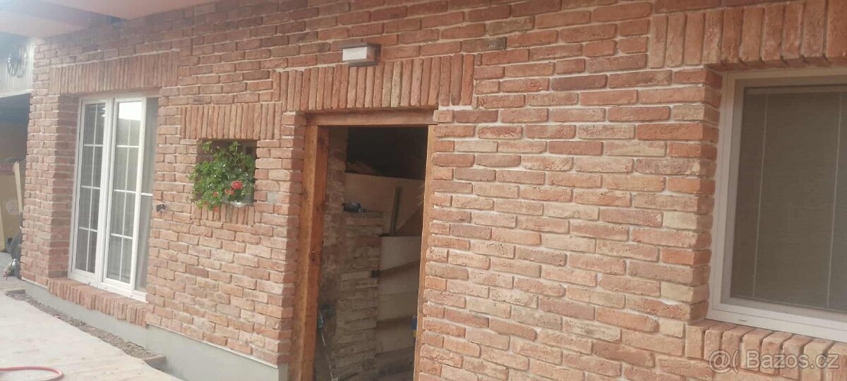 Cihlový obklad pásky z cihly líc - 3