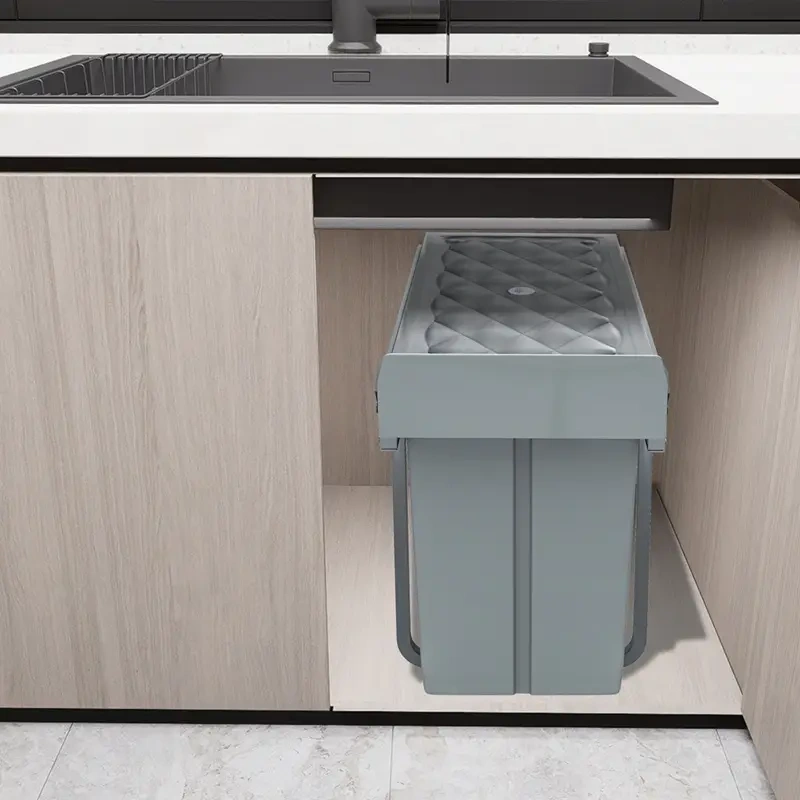 NOVÝ 3 dílný odpadkový koš do kuchyňské linky - 3