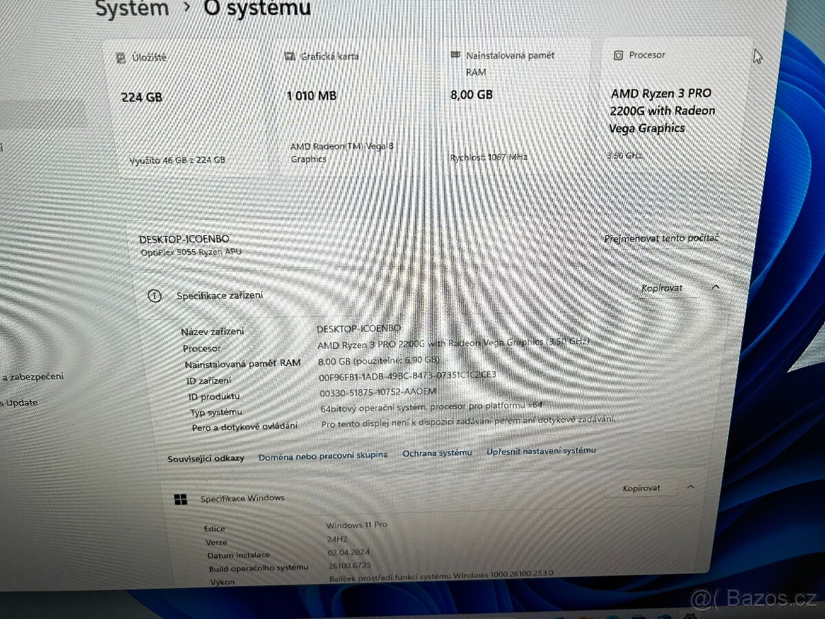 Dell OptiPlex 5055 SFF Windows 11 Pro - 3