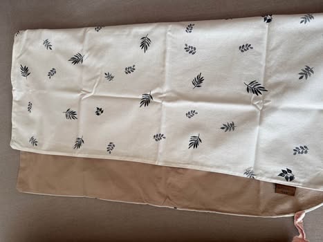 Péřová zavinovačka emiimio + 2 povlečení emiimio (růžovo-bíl - 3