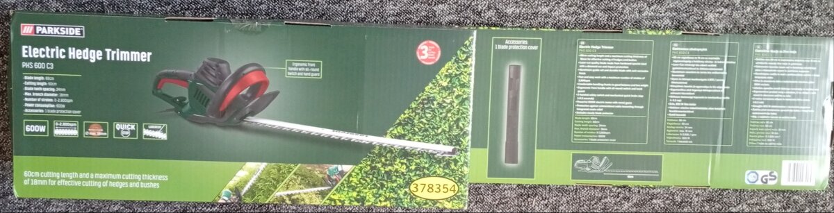 Nůžky na živý plot Parkside phs 600 c3 - 3