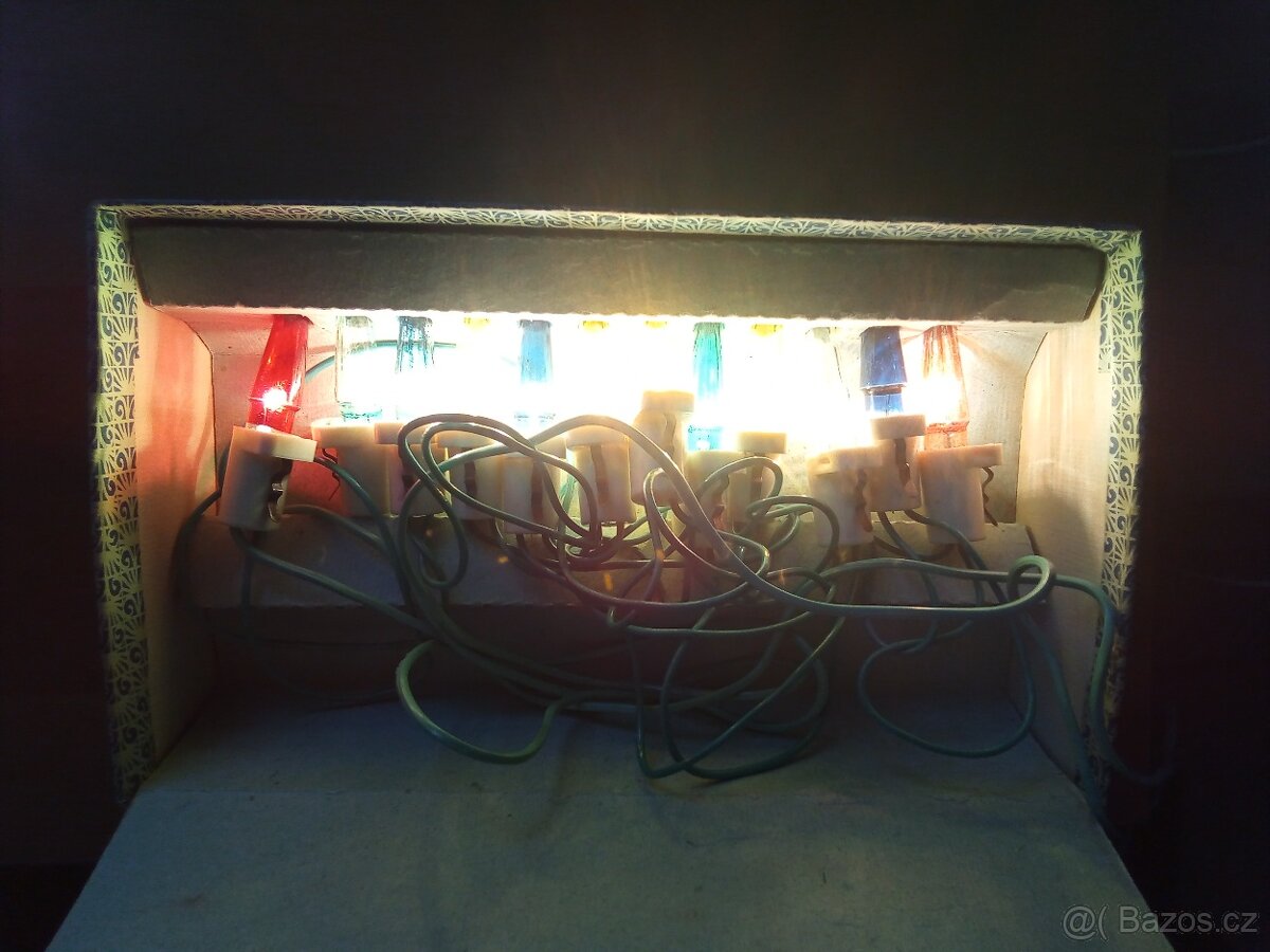 Stará, vánoční světýlka na stromeček -Zlatokov - 3