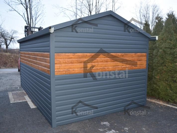 Moderní Pechová garáž 3x5 Bicolor - 3