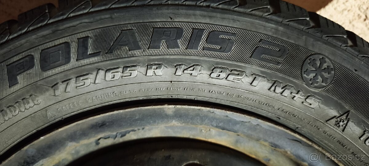 Prodám zimni pneu na discich toyota yaris 20025 - 3