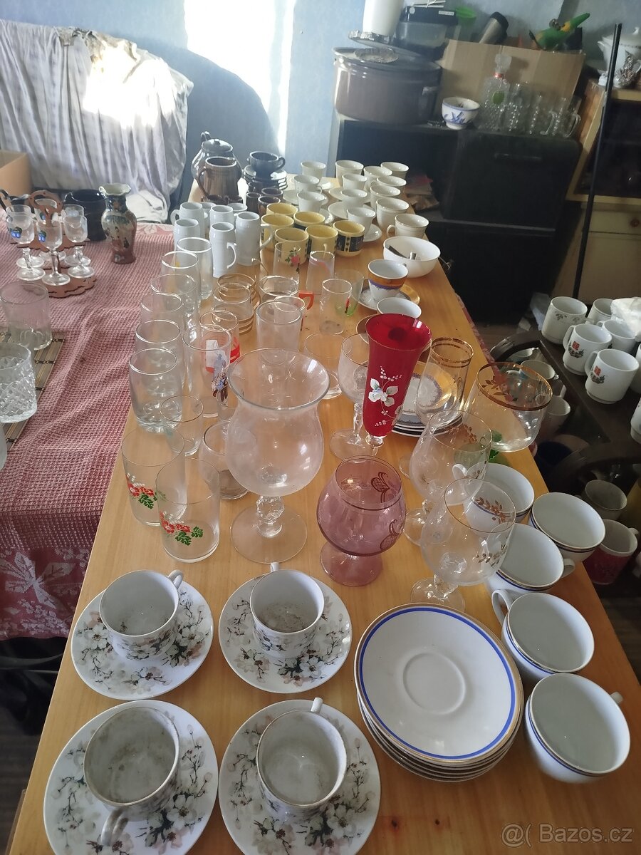 Skleničky porcelán lustry - 3