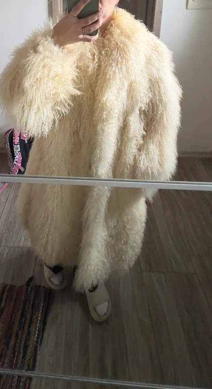 Luxusní kožišek mongolské střihané - 3