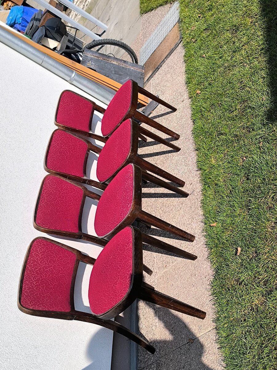 Prodám dřevěné jídelní židle THONET - 3