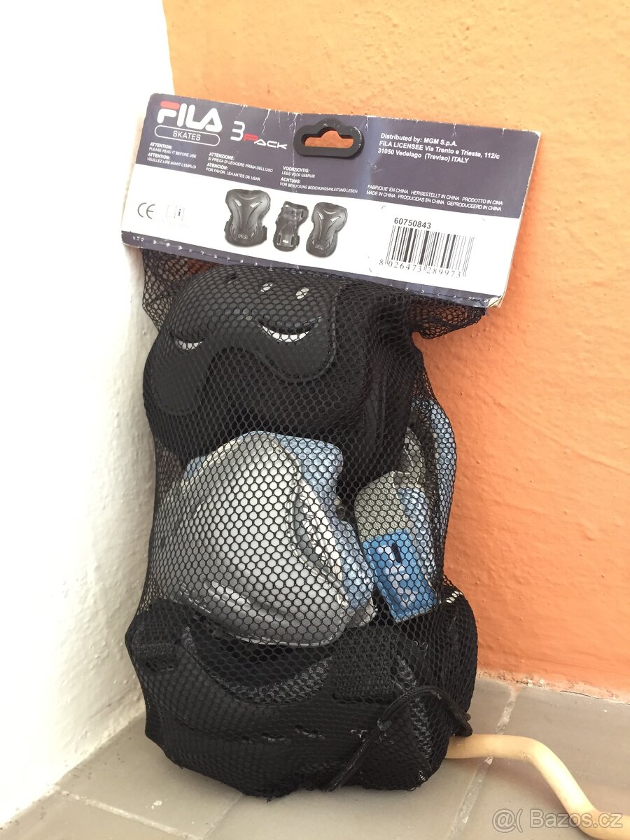 In-line brusle FILA vel. 4 a spousty doplňků - 3