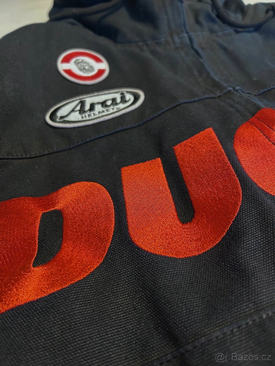 Ducati Supreme bunda s kapucí černá vel. M - 3