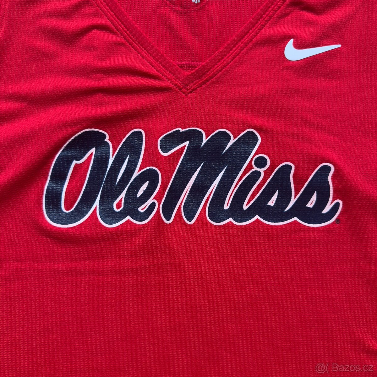 Nike červené tílko Ole Miss - 3