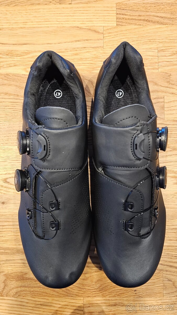 Nové nenošené cyklo silniční boty SPD vel 47 - 2x BOA lock - 3