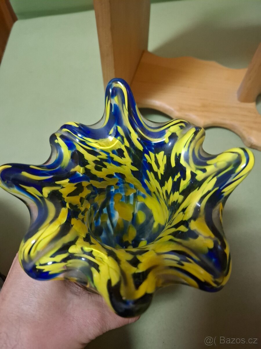 Váza hutní sklo - 3