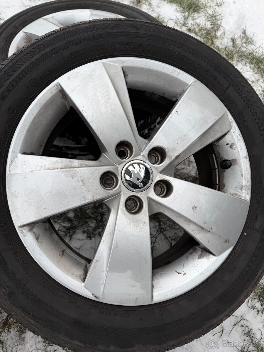 Originál Škoda letní alu kola - 3