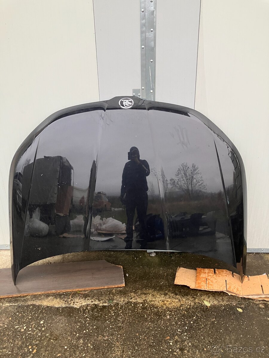 Predni kapota skoda kodiaq haubna cerna na kyt - 3