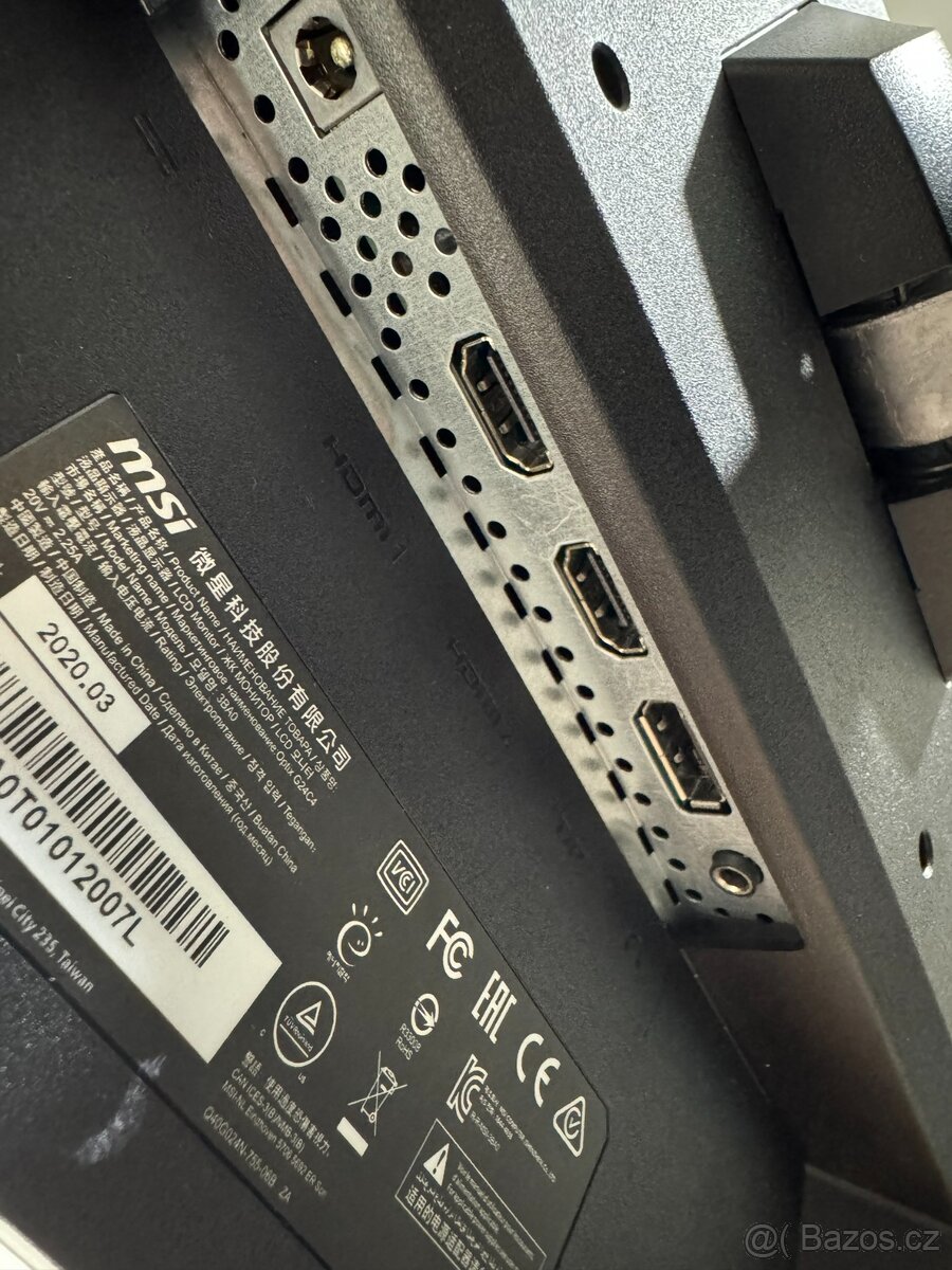 Monitor MSI Optix G24C4 / 144 Hz / Full HD - 3