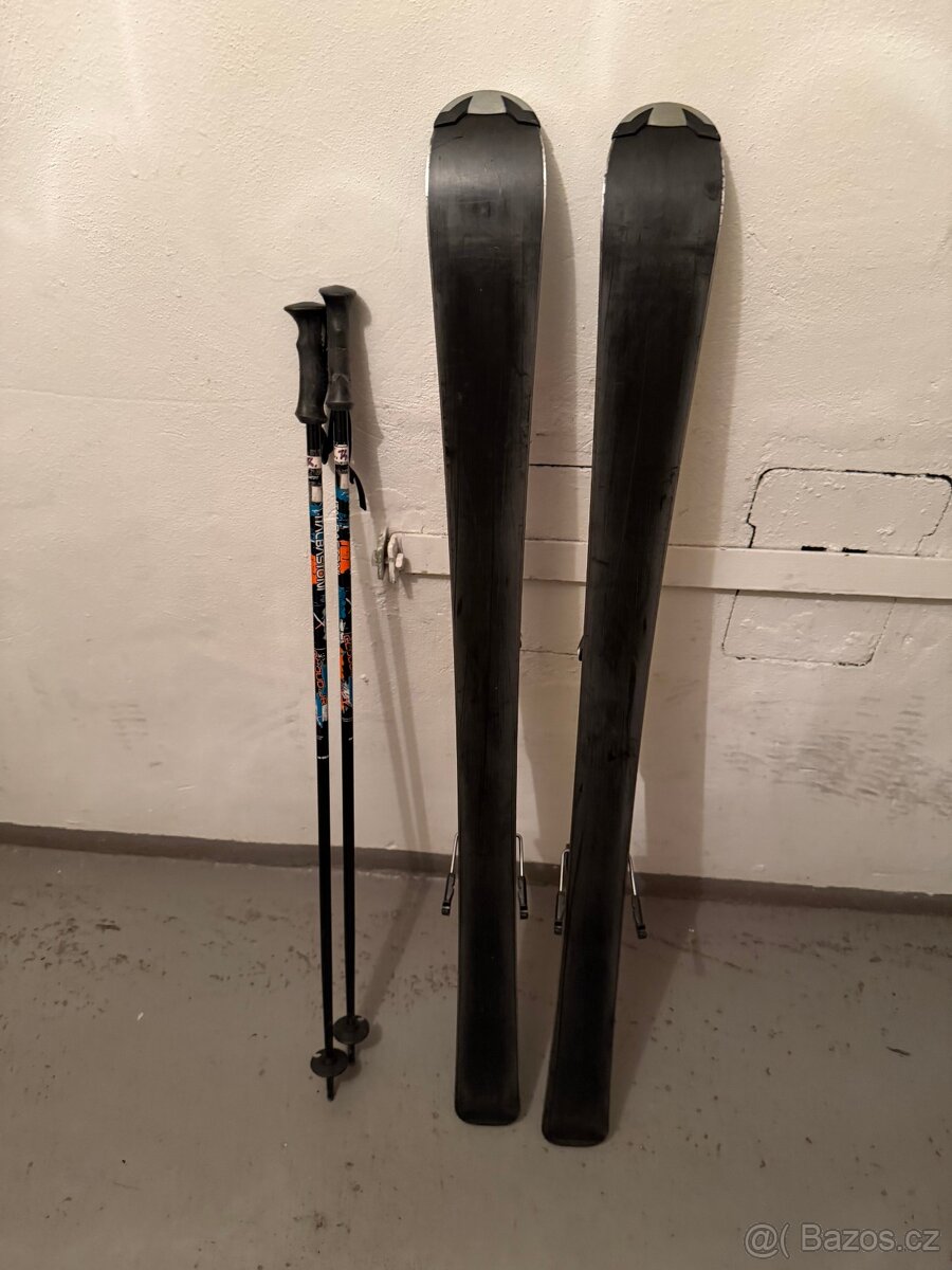 Dětské lyže + hůlky, 120cm - 3