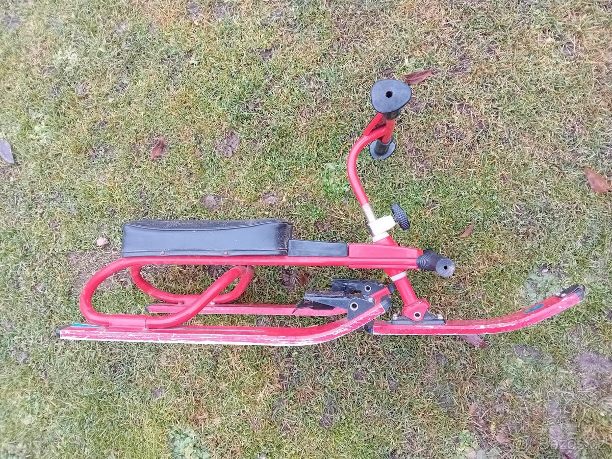 Skiboby sáně retro - 3