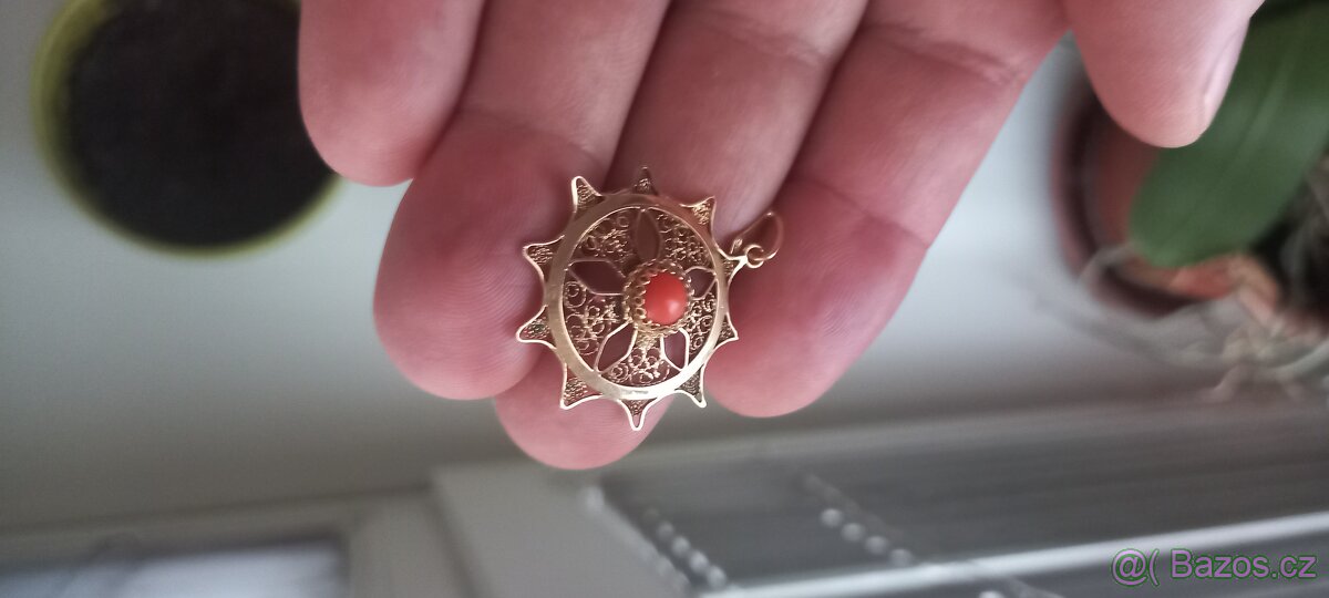 Zlatý přívěsek 14karát - 3