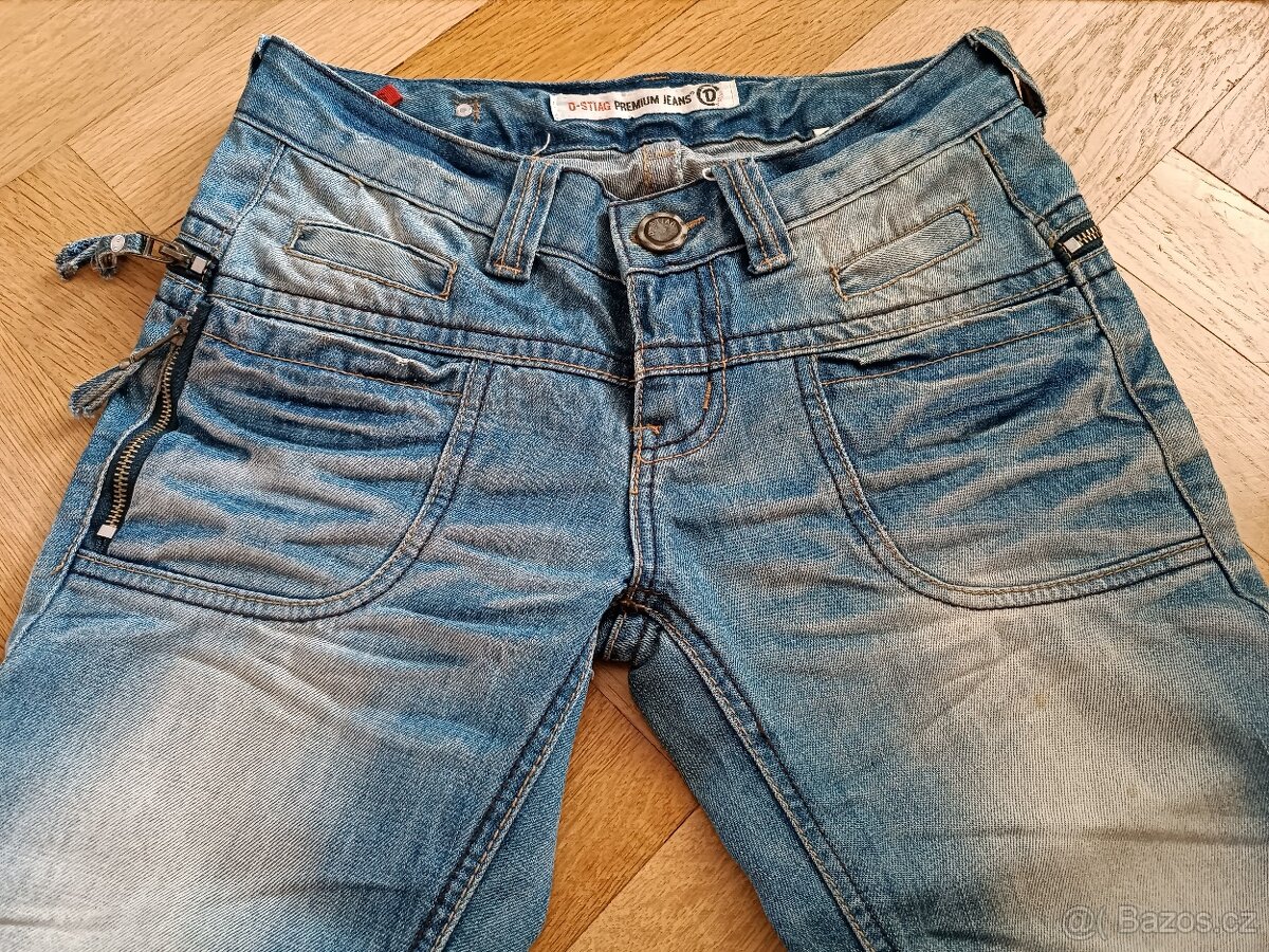 Džínové 3/4 kraťasy - 3