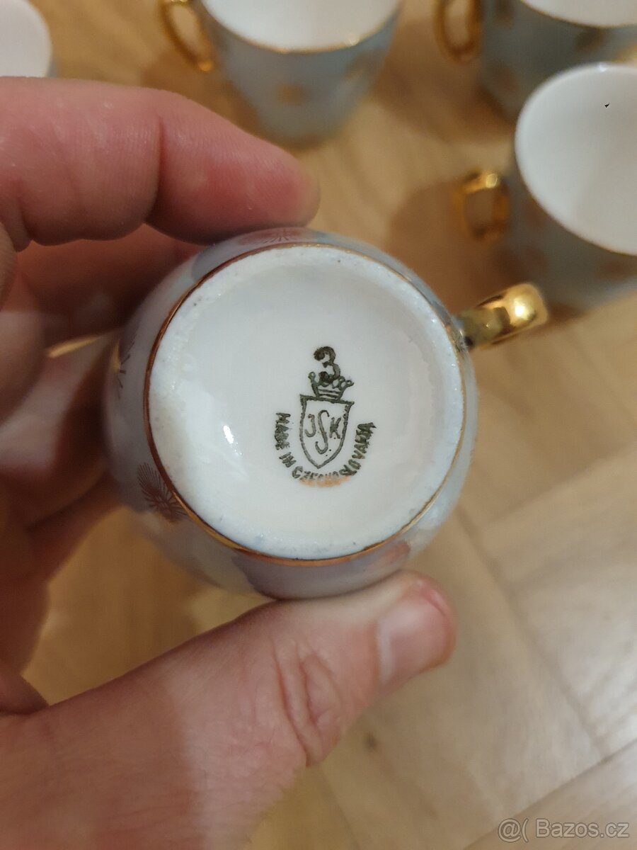 Káva / hrníček / talířek / sada - 3