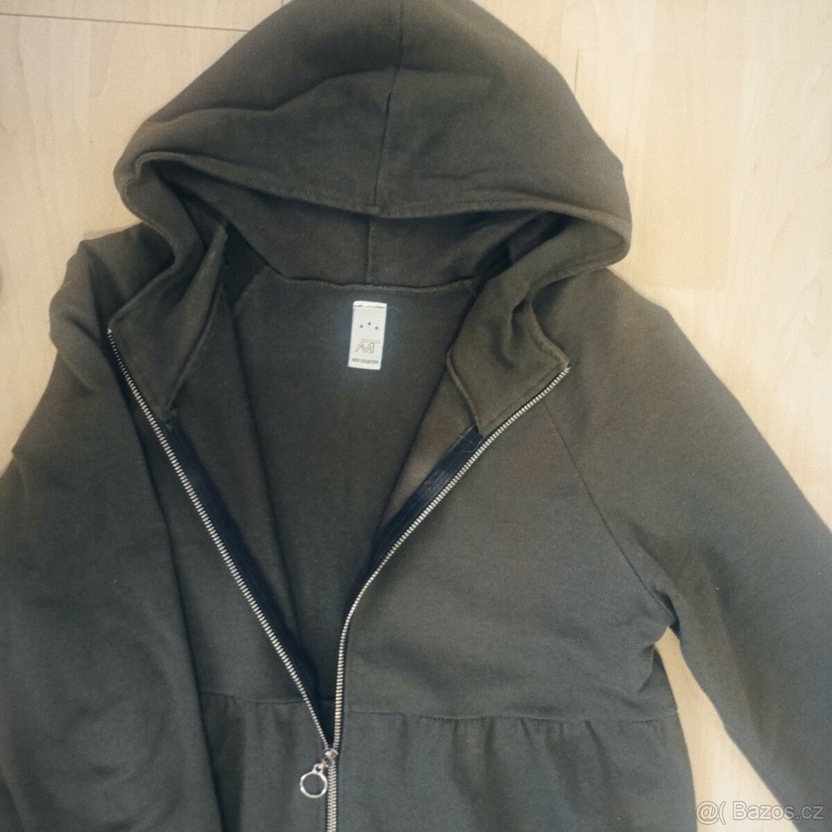 Šaty na zip s kapucí vel.L - 3