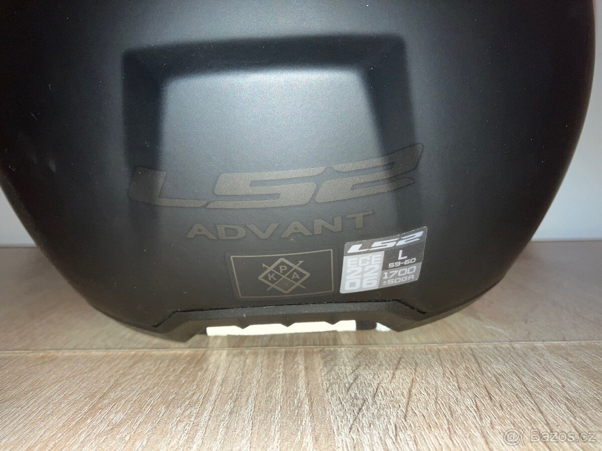 Helma LS2 FF906 Advant Solid Noir L - 3