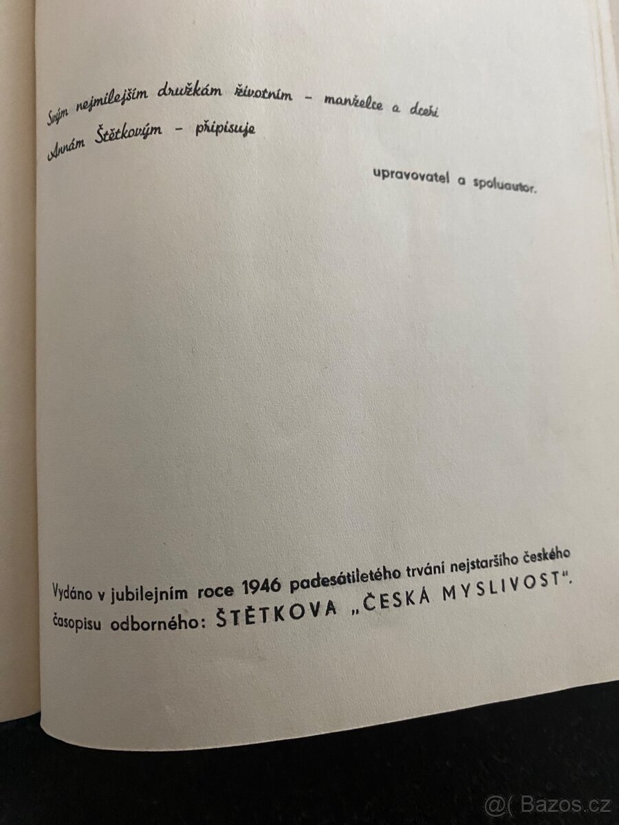 Z českých mysliven a hájoven (1946): Ludvík Štětka - 3