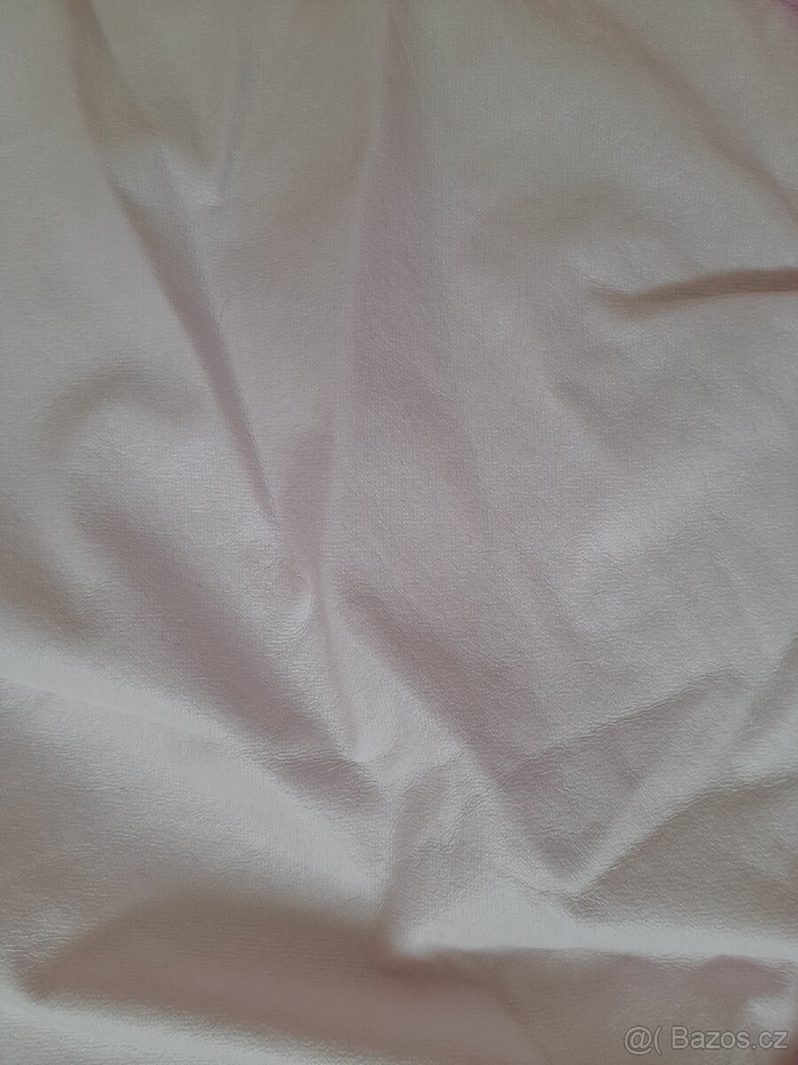 Prodám krásné růžové froté prostěradlo do postýlky TOP stav - 3